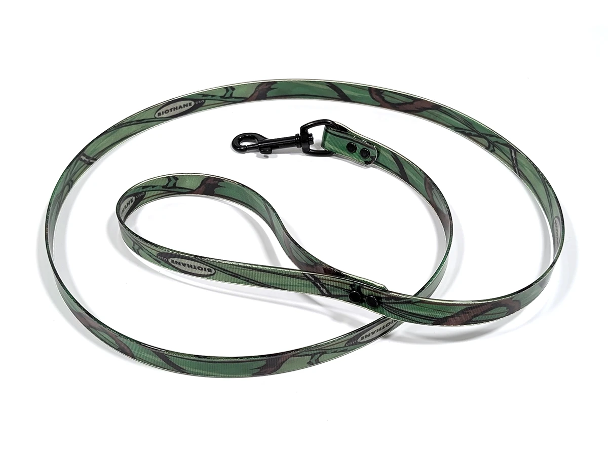 BioThane Camo Lead with Snap