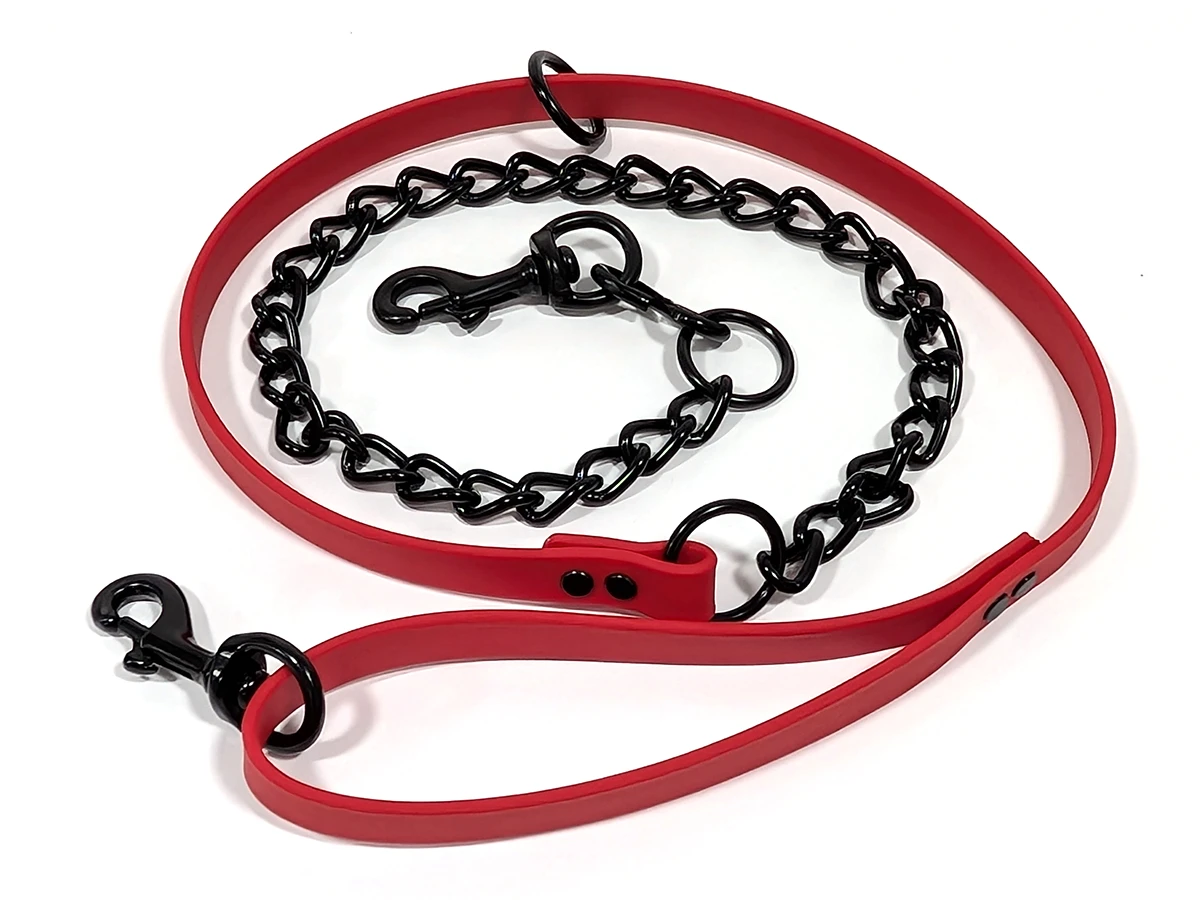 Super Heavy Beta Lead with Chain, 2 Snaps & O-Ring - Image 2